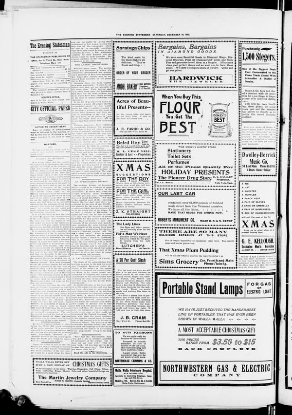 Newspaper page, 1903-12-19