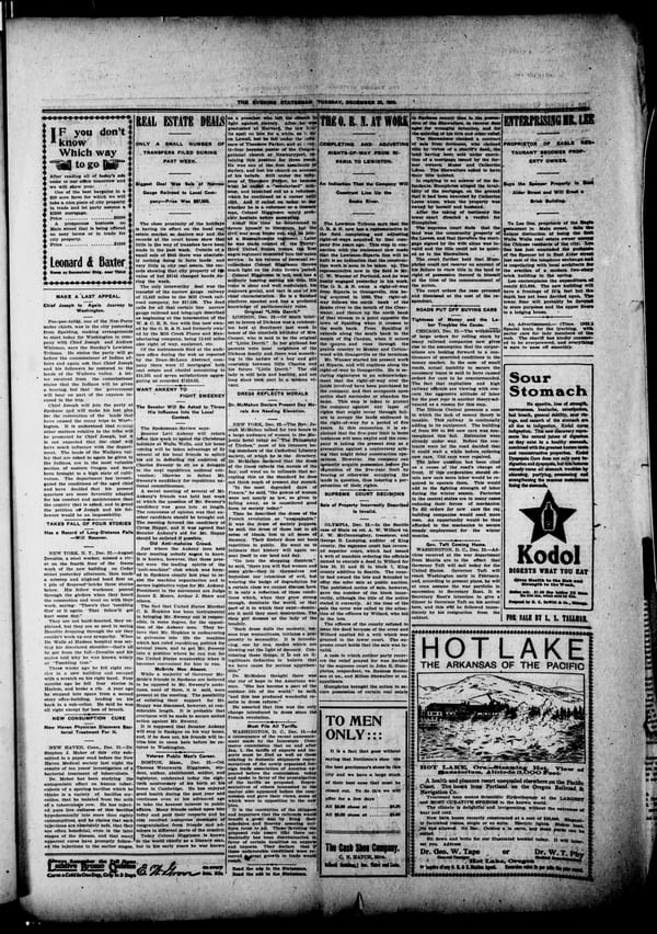 Newspaper page, 1903-12-22