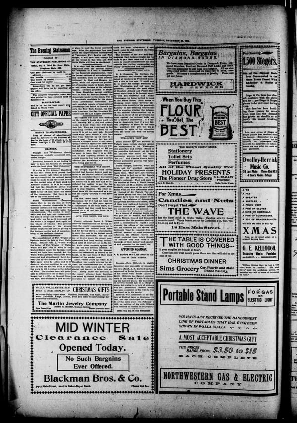 Newspaper page, 1903-12-22
