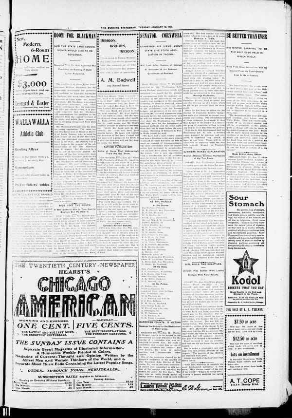 Newspaper page, 1904-01-12