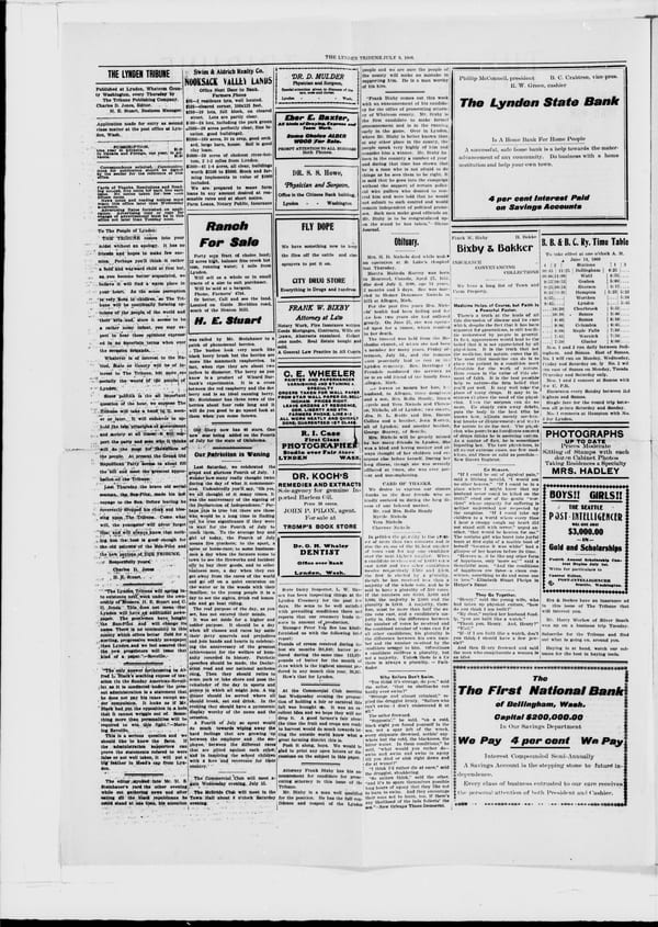 Newspaper page, 1908-07-09