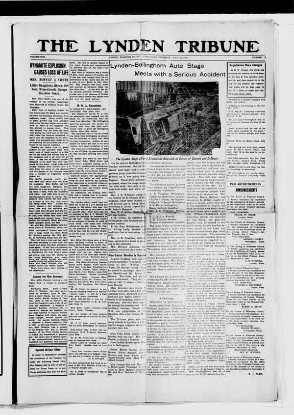 Newspaper page, 1908-07-23