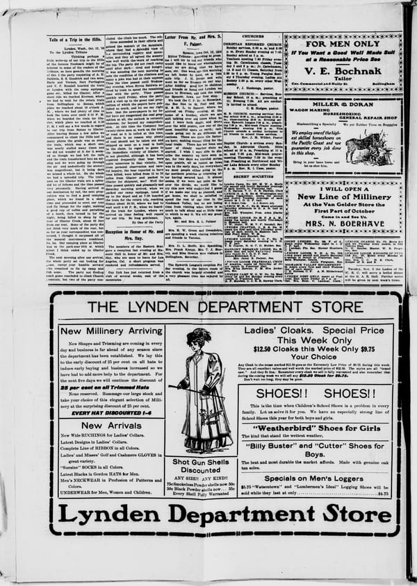 Newspaper page, 1908-10-22
