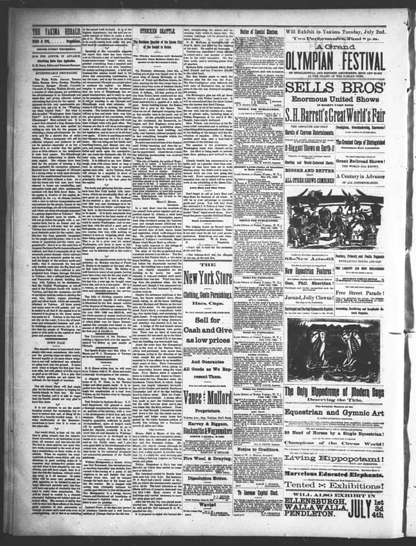 Newspaper page, 1889-06-13